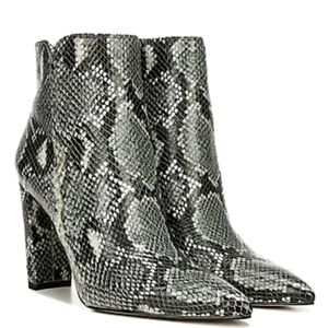 Sam Edelman Animal Pointed-Toe Ankle Boots-Raelle-Mint  Size 7.5